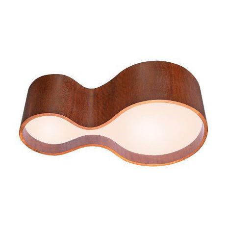 Luminária Plafon Sobrepor Em Madeira Semi Cilíndrico 75cm - Foxlustres Menor preço em Luminária Plafon Sobrepor Em Madeira Semi Cilíndrico 75cm - Foxlustres