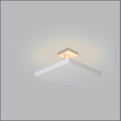 Luminaria Plafon Sobrepor Quadrado Home 252-4e Usina - Usina design Menor preço em Luminaria Plafon Sobrepor Quadrado Home 252-4e Usina - Usina design