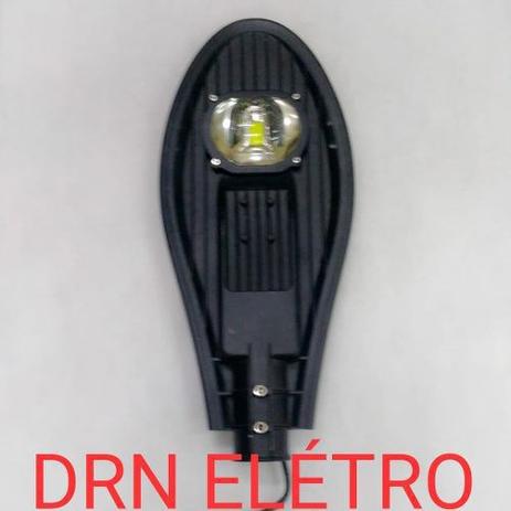 Luminária Publica Led 50w Cob Branco Frio Bi-volt - Drn elétro / importadora Menor preço em Luminária Publica Led 50w Cob Branco Frio Bi-volt - Drn elétro / importadora