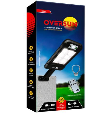 Luminária Refletor Solar 200w Potente Controle Remoto Poste Parede Led  Preta Oversun é boa?