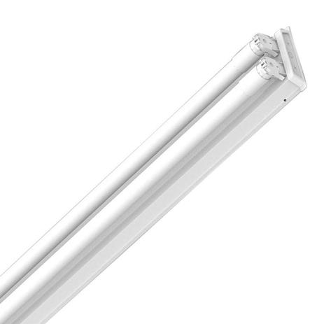 Luminária Sobrepor ou Embutir Tubular 2 Lâmpadas Retangular 120cm Lumepetro Menor preço em Luminária Sobrepor ou Embutir Tubular 2 Lâmpadas Retangular 120cm Lumepetro