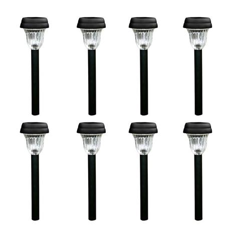 Luminária Solar Balizadora Abs Kit 8 - Ecoforce Menor preço em Luminária Solar Balizadora Abs Kit 8 - Ecoforce