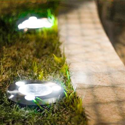 Luminária Solar Inox Uplight ECOFORCE Menor preço em Luminária Solar Inox Uplight ECOFORCE