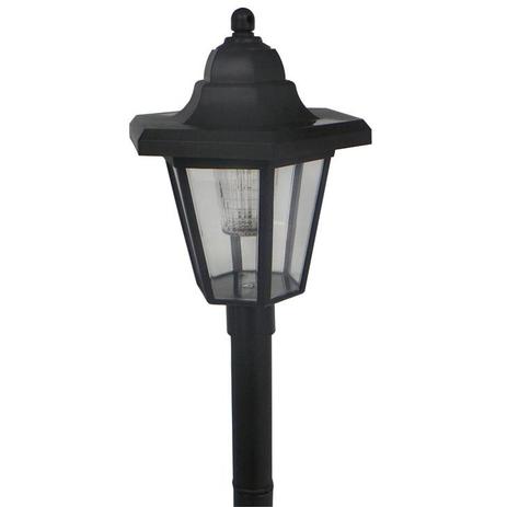 Luminária Solar jardim led branco colonial 45 cm balizador pvc chão prova de água - Ecoforce é boa?