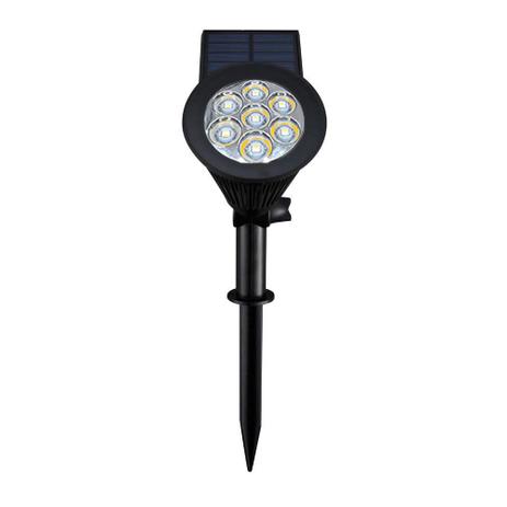 Luminária solar spot rgb super led de jardim 7w - Swissport Menor preço em Luminária solar spot rgb super led de jardim 7w - Swissport