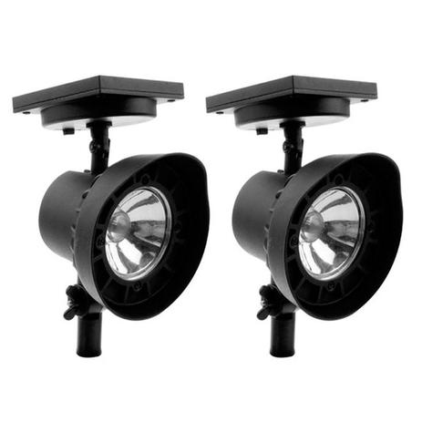 Luminária Solar Spot Super Led Amarela Kit 2 - Ecoforce Menor preço em Luminária Solar Spot Super Led Amarela Kit 2 - Ecoforce