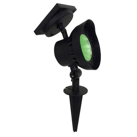 Luminária Solar Spot SuperLED Ecoforce Luz Verde Menor preço em Luminária Solar Spot SuperLED Ecoforce Luz Verde