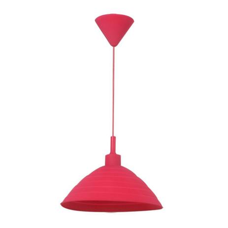 Luminaria teto silicone round shape pink 24 x 24 x 15 cm - Metropole é boa?