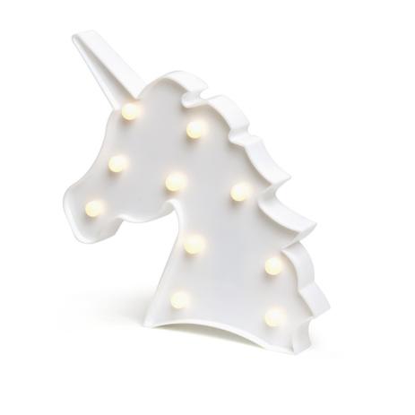 Luminária Unicornio Led Decoração Mesa A Pilha 32,5Cm - Cromus Menor preço em Luminária Unicornio Led Decoração Mesa A Pilha 32,5Cm - Cromus