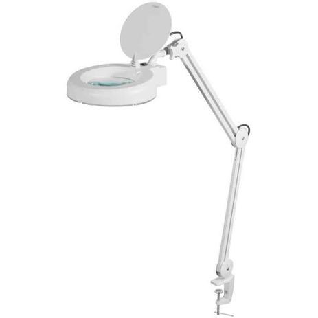 Lupa articulada com LED com fixador para bancada - Vonder Menor preço em Lupa articulada com LED com fixador para bancada - Vonder
