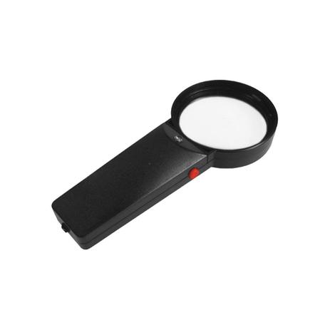 Lupa de Mão 75mm c/ Iluminação - F 75 B CSR Menor preço em Lupa de Mão 75mm c/ Iluminação - F 75 B CSR