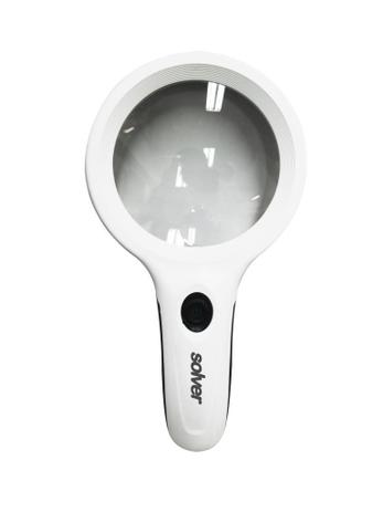 Lupa De Mão 8 Leds Slp-195 Solver Em Cristal Optico E Uv Menor preço em Lupa De Mão 8 Leds Slp-195 Solver Em Cristal Optico E Uv