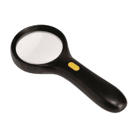 Lupa de Mão c/ Iluminação LED 9986-B - CSR Menor preço em Lupa de Mão c/ Iluminação LED 9986-B - CSR