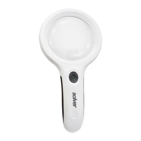 Lupa de mao para estetica com 8 leds e ultra violeta portatil com aumento bifocal para eletronica re - Solver Menor preço em Lupa de mao para estetica com 8 leds e ultra violeta portatil com aumento bifocal para eletronica re - Solver