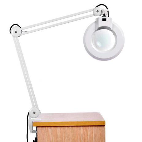 Lupa Estetica Para Mesa 220v Luminaria De Led Retratil Articulavel Giratoria Lente Optico Ampla Dentista (BSL-LUPA-2) - Braslu Menor preço em Lupa Estetica Para Mesa 220v Luminaria De Led Retratil Articulavel Giratoria Lente Optico Ampla Dentista (BSL-LUPA-2) - Braslu