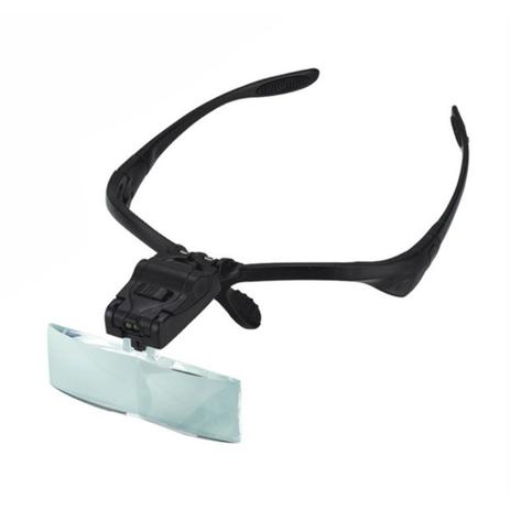 Lupa Tipo Óculos com 5 lentes de Aumento e Iluminação 9892B - Lemat Menor preço em Lupa Tipo Óculos com 5 lentes de Aumento e Iluminação 9892B - Lemat