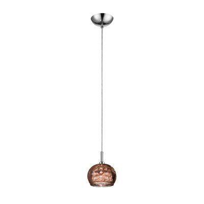 Lustre 13cm Pendente G9 Vidro Metal HO7613CO Cobre - Bella iluminação Menor preço em Lustre 13cm Pendente G9 Vidro Metal HO7613CO Cobre - Bella iluminação