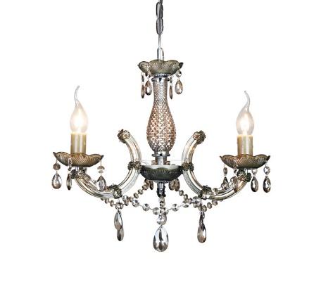 Lustre 3 Lampada E14 Pendente Cristal Acrilico KH1063 Cromado - Bella iluminação é ruim? Lustre 3 Lampada E14 Pendente Cristal Acrilico KH1063 Cromado - Bella iluminação é boa?