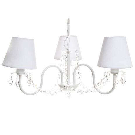 Lustre 3l Corrente Cristais Quarto Bebe Infantil Menina Menino Potinho De Mel Iluminacao Magazine Luiza
