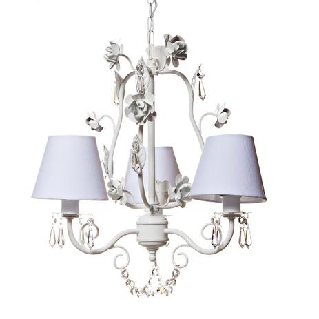 Lustre 3L Garden Branco Quarto Bebê Infantil Menina Menino - Potinho de mel é boa?