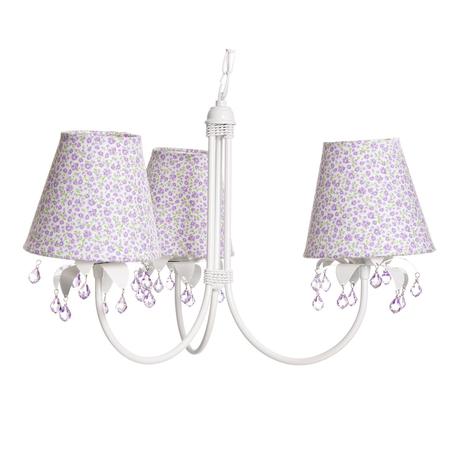 Lustre 3L Primavera Lilás Quarto Bebê Infantil Menina - Potinho de mel Menor preço em Lustre 3L Primavera Lilás Quarto Bebê Infantil Menina - Potinho de mel