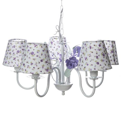 Lustre 5L Floral Lilás Quarto Bebê Infantil Menina - Potinho de mel é boa?