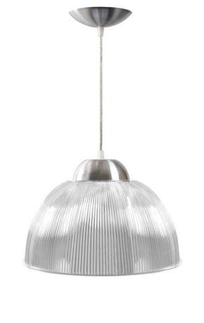 Lustre Acrílico Pendente Prismático 12” Cristal - Skylux Menor preço em Lustre Acrílico Pendente Prismático 12” Cristal - Skylux