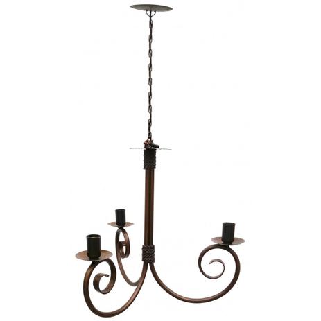 Lustre Artesanal Barato de Ferro Decorativo Simples para Sala de Jantar - Libertas rosas artesanato Menor preço em Lustre Artesanal Barato de Ferro Decorativo Simples para Sala de Jantar - Libertas rosas artesanato