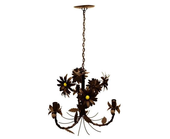 Lustre Artesanal com Flores para Varanda de Ferro Rustico 03 Bocas - Libertas rosas artesanato Menor preço em Lustre Artesanal com Flores para Varanda de Ferro Rustico 03 Bocas - Libertas rosas artesanato