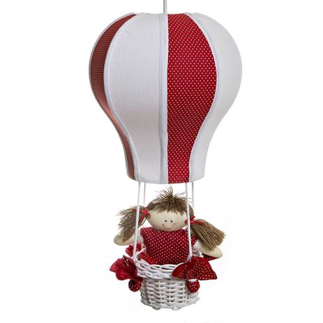 Lustre Balao Cintura Vermelho Quarto Bebe Infantil Menina Potinho De Mel Iluminacao Magazine Luiza