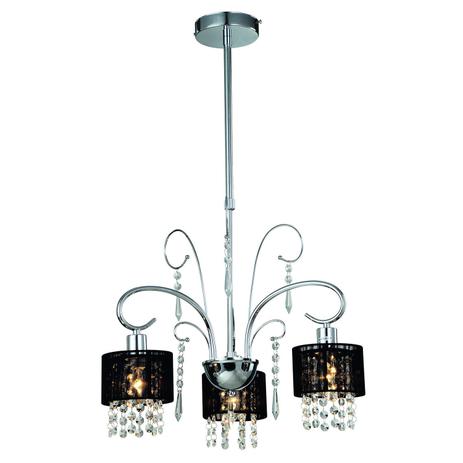 Lustre Candelabro de Cristal Arquitetizze Sirius 03 Lâmpadas Preto Menor preço em Lustre Candelabro de Cristal Arquitetizze Sirius 03 Lâmpadas Preto