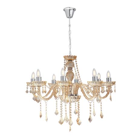 Lustre Candelabro de Cristal Maria Tereza - 8 Braços Champanhe - Startec Menor preço em Lustre Candelabro de Cristal Maria Tereza - 8 Braços Champanhe - Startec