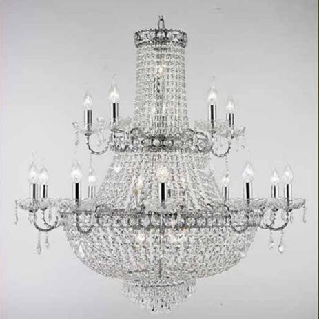Lustre Clássico em Cristal 35 Lâmpadas 120 cm x 110 cm - Prime home decor Menor preço em Lustre Clássico em Cristal 35 Lâmpadas 120 cm x 110 cm - Prime home decor