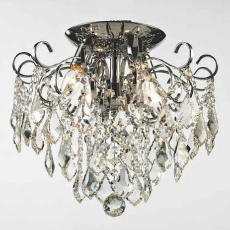 Lustre Clássico em Cristal 4 Lâmpadas 38 cm x 80 cm - Prime home decor Menor preço em Lustre Clássico em Cristal 4 Lâmpadas 38 cm x 80 cm - Prime home decor