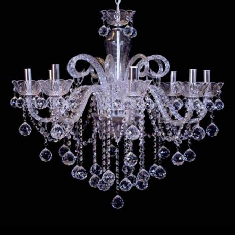 Lustre Clássico em Cristal 8 Braços 85 cm x 65 cm - Not defined Menor preço em Lustre Clássico em Cristal 8 Braços 85 cm x 65 cm - Not defined