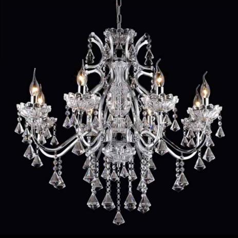 Lustre Clássico em Cristal 8 Lâmpadas 112 cm x 84 cm - Prime home decor Menor preço em Lustre Clássico em Cristal 8 Lâmpadas 112 cm x 84 cm - Prime home decor