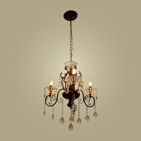 Lustre Clássico Kasan Cristal Legítimo 3 Braços Café St718 - Starlumen Menor preço em Lustre Clássico Kasan Cristal Legítimo 3 Braços Café St718 - Starlumen