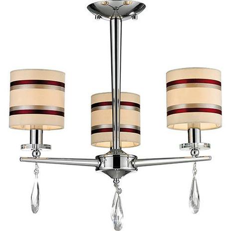 Lustre Compostela 3 Taschibra 3 Lampadas E14 Menor preço em Lustre Compostela 3 Taschibra 3 Lampadas E14