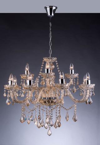 Lustre Cristal Candelabro Champanhe 12 Braços Nice - Startec Menor preço em Lustre Cristal Candelabro Champanhe 12 Braços Nice - Startec