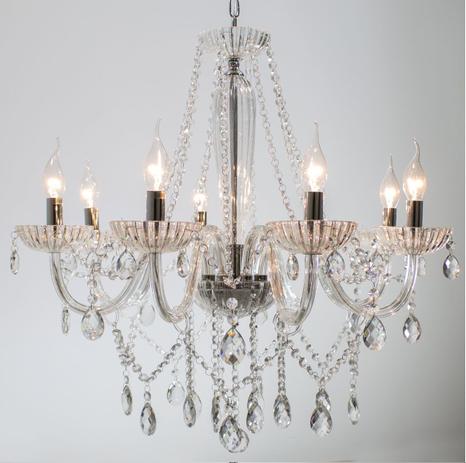 Lustre Cristal K9 Anjou Bella Transparente 8 Braço JF018C + lâmpadas completo St756 - Bella iluminação Menor preço em Lustre Cristal K9 Anjou Bella Transparente 8 Braço JF018C + lâmpadas completo St756 - Bella iluminação