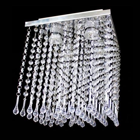 LUSTRE DE CRISTAL ACRILICO GOTA QUADRADO 28x28x30CM - JP CHIBA 28AC - Hunter Menor preço em LUSTRE DE CRISTAL ACRILICO GOTA QUADRADO 28x28x30CM - JP CHIBA 28AC - Hunter