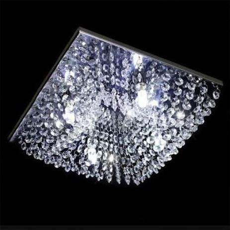 Lustre de cristal verdadeiro 30x30 cm - ILUSTRE CRISTAIS Menor preço em Lustre de cristal verdadeiro 30x30 cm - ILUSTRE CRISTAIS