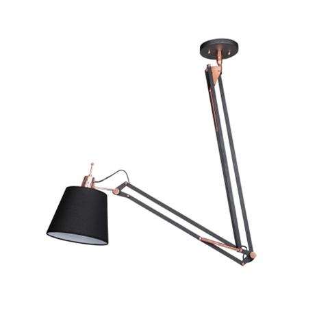 Lustre Luminária de Parede Arandela Scope nas Cores Preto Fosco e Cobre Bella Menor preço em Lustre Luminária de Parede Arandela Scope nas Cores Preto Fosco e Cobre Bella