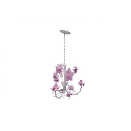 Lustre para Quarto Infantil Menina Artesanal com 03 Lâmpadas de Rosas - Libertas rosas artesanato é boa?