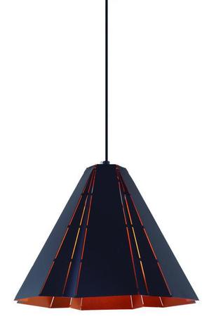 Lustre pendente adely alumínio 30 cm tulipa preto Menor preço em Lustre pendente adely alumínio 30 cm tulipa preto