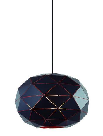 Lustre pendente adely alumínio 32 cm cúpula preto Menor preço em Lustre pendente adely alumínio 32 cm cúpula preto