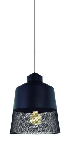 Lustre pendente adely alumínio 33 cm preto Menor preço em Lustre pendente adely alumínio 33 cm preto