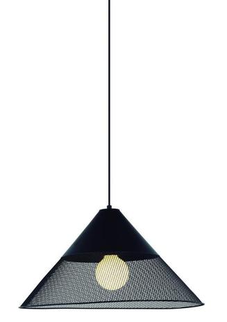 Lustre pendente adely alumínio 43 cm preto Menor preço em Lustre pendente adely alumínio 43 cm preto