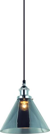 Lustre pendente adely vidro 22,5 cm fosco cromado Menor preço em Lustre pendente adely vidro 22,5 cm fosco cromado