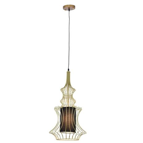 Lustre Pendente Aramado Dourado 38cm LO14015-DR - Lustres Online Menor preço em Lustre Pendente Aramado Dourado 38cm LO14015-DR - Lustres Online